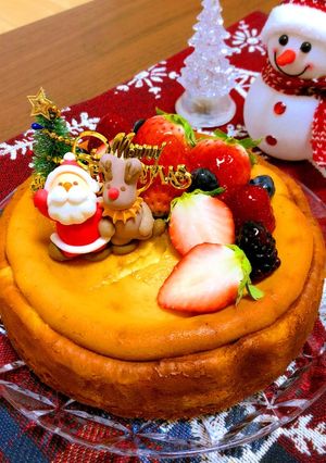 濃厚♡自慢のベイクドチーズケーキ-レシピのメイン写真