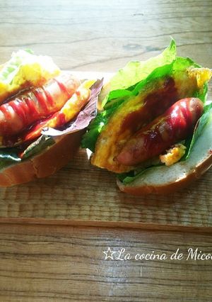 朝食簡単♬たまご&ソーセージのロールパン-レシピのメイン写真