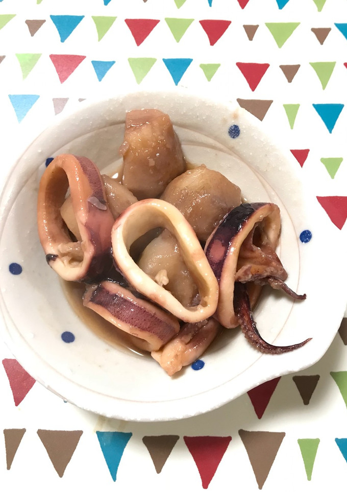 圧力鍋で柔らかイカとねっとり里芋の煮物-レシピのメイン写真