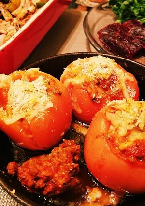 トロトロトマトの香草オーブン焼き-レシピのメイン写真