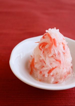 ［簡単 おせち 紅白 なます レモン］-レシピのメイン写真