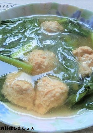 簡単★肉団子と春雨の具だくさんスープ-レシピのメイン写真