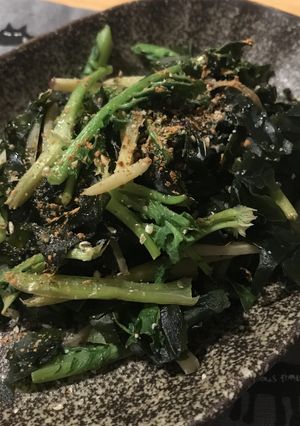 野菜とワカメシナモンの炒め-レシピのメイン写真