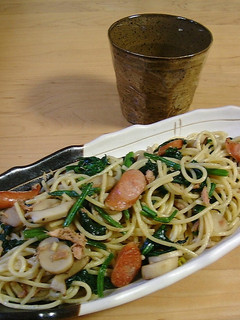 バターじょうゆ炒めポパイパスタ-レシピのメイン写真