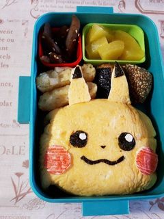 キャラ~ピカチュウオムライス-レシピのメイン写真