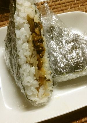 きんぴら 簡単活用〜レンコンxおにぎり-レシピのメイン写真