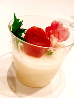 長芋ゼリーのマグロのせ-レシピのメイン写真