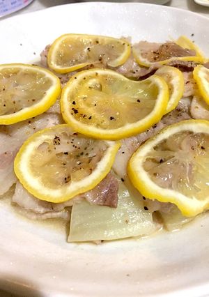 白菜と豚肉の塩レモン蒸し-レシピのメイン写真