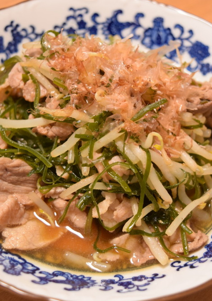 豚肉と切り昆布のモヤシ炒め-レシピのメイン写真