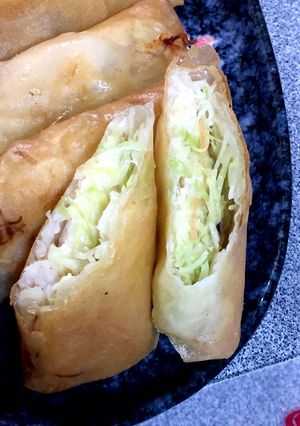 キャベツとササミとチーズの簡単春巻き☆-レシピのメイン写真