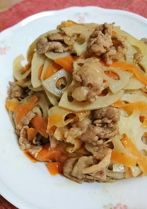 簡単☆牛肉とレンコンのきんぴら-レシピのメイン写真