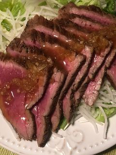 フライパンで簡単!ローストビーフ&ソース-レシピのメイン写真