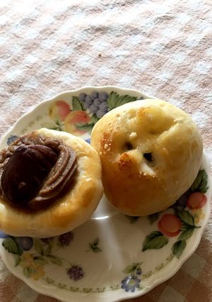 イチヂクとチーズ マロンクリームのパン-レシピのメイン写真