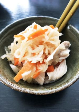 鶏胸肉と切り干し大根の南蛮漬け-レシピのメイン写真