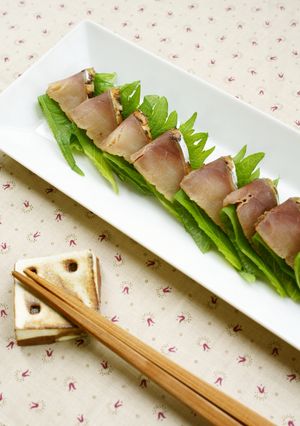 鯖の冷燻＆大葉のオードブル-レシピのメイン写真