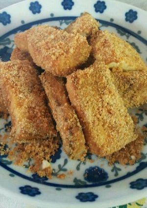 食パンで☆きなこ揚げパン☆簡単-レシピのメイン写真