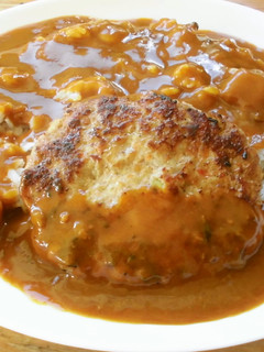 カレーライス☆ハンバーグを添えて・・♪-レシピのメイン写真