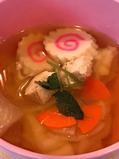 我が家の、鶏肉大根人参入り、関東風雑煮!-レシピのメイン写真