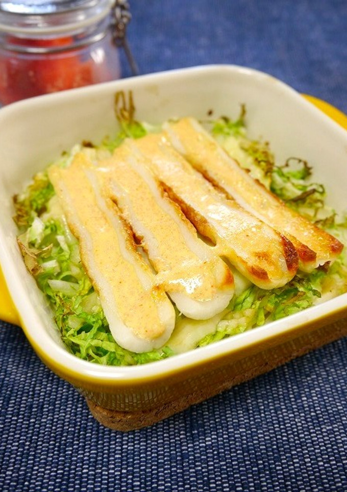 簡単！焼きちくわ☆めんたいマヨ-レシピのメイン写真