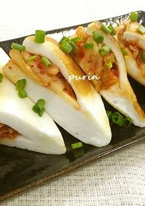 簡単！はんぺんのキムチチーズ焼き-レシピのメイン写真