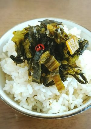 ごはんがススム！高菜の油炒め-レシピのメイン写真
