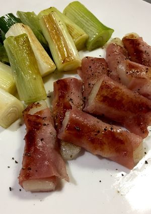 ネギ焼き ベーコン餅 かんたんおつまみ-レシピのメイン写真