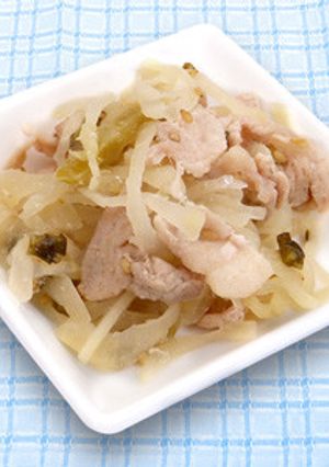 ☆細切大根ごま高菜と豚肉の中華ソテー☆-レシピのメイン写真