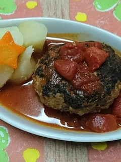 *ふんわり煮込みハンバーグ*(コツ有)-レシピのメイン写真