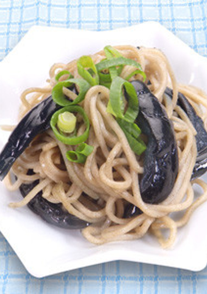 ☆きざみ茄子の焼き蕎麦☆-レシピのメイン写真