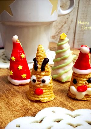 とんがりX'masコーン-レシピのメイン写真