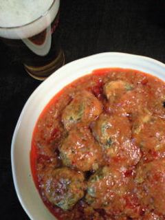 ビールがすすむ♪鶏団子のチリソース炒め-レシピのメイン写真