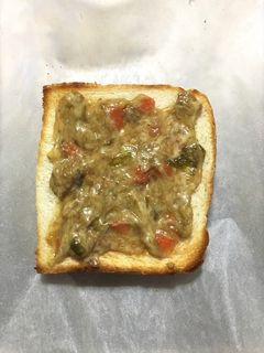 チーズカレートースト-レシピのメイン写真