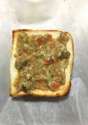 チーズカレートースト-レシピのメイン写真