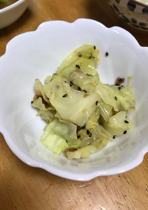 キャベツをチン-レシピのメイン写真