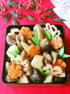 味しみしみ♪筑前煮(お煮しめ)☆おせち-レシピのメイン写真