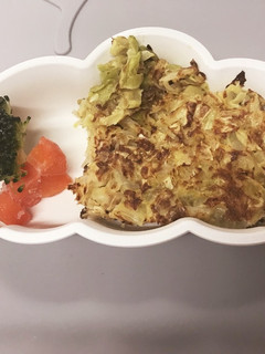 離乳食後期からキャベツのお好み焼き-レシピのメイン写真