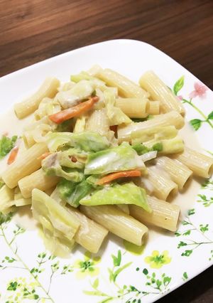 簡単♡キャベツとツナのクリームパスタ-レシピのメイン写真