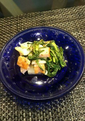春菊と長芋のソテー-レシピのメイン写真