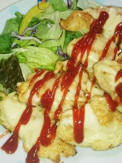 鶏胸肉で簡単チーズピカタ♪-レシピのメイン写真