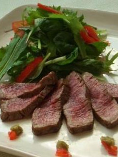 牛ヒレ肉のたたき★さっぱり柚子胡椒で-レシピのメイン写真