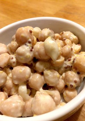 簡単 おつまみ ひよこ豆のマスタード和え-レシピのメイン写真