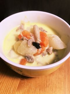 豚肉のカレーミルクスープ-レシピのメイン写真