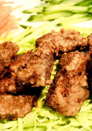 【前日5分と出勤前5分で準備】豚レバ竜田-レシピのメイン写真