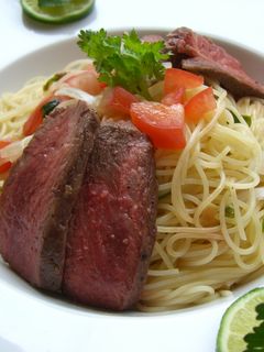 タイ風♪牛肉冷製パスタ(*^▽^*)-レシピのメイン写真