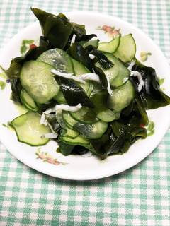 きゅうりとワカメの酢の物-レシピのメイン写真