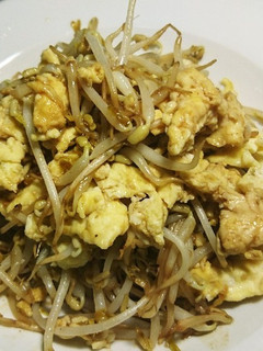 【男飯】もやし玉子炒め【焼肉のタレ】-レシピのメイン写真