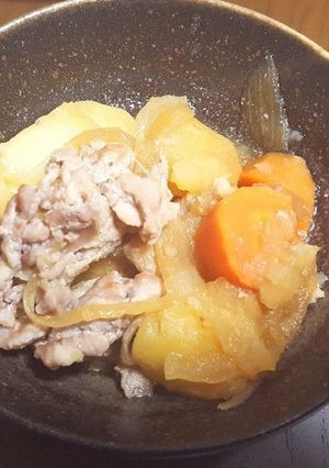 電子レンジで簡単!肉じゃが-レシピのメイン写真