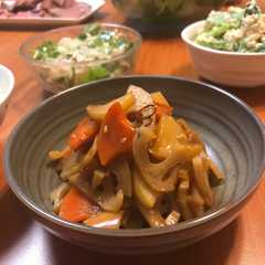 รูปของ 変わり金平 りんご×バルサミコ風味