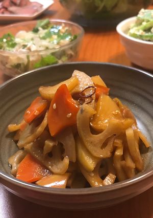 変わり金平 りんご×バルサミコ風味-レシピのメイン写真