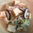 塩コショウだけ!厚揚げとカニかまの煮物